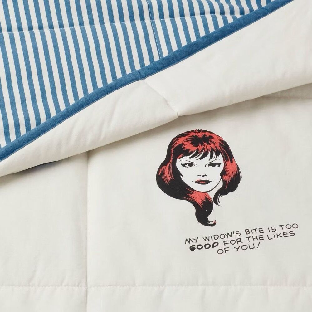 Full/Queen Marvel Icons Kids Quilt Pillowfort Marvel Collection New No Tag